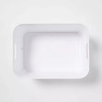 12.5L Brightroom Open Storage Tub White 2pk - Brightroom™
