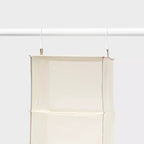 6 Shelf Hanging Closet Organizer Tan - Brightroom™