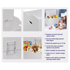 Badger Basket Bench Top Toy Box White