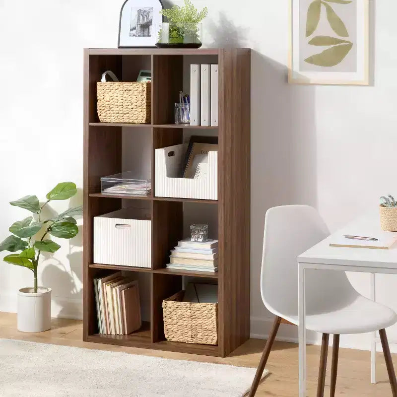 13" 8 Cube Walnut - Brightroom™