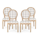 Sedie da pranzo in tessuto stile francese - NH419413