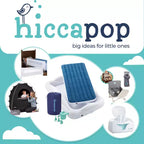 Hiccapop Inflatable Toddler Bed - Gray
