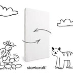 Storkcraft 6" Water-Resistant Grow-with-Me Dual-Sided Baby Crib and Toddler Bed Mattress: Firm Feel, Removable Mesh Cover, Fiber Fill