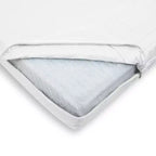 Storkcraft 6" Water-Resistant Grow-with-Me Dual-Sided Baby Crib and Toddler Bed Mattress: Firm Feel, Removable Mesh Cover, Fiber Fill
