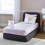 Materasso per culla Sealy Ortho Rest impermeabile e materasso per lettino per bambini - Rosa: Rivestimento in vinile, Ipoallergenico, Ultra rigido, Spessore 13,3 cm