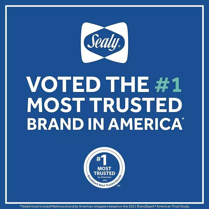 Sealy OMNI-Breathe Breathable & Sustainable Foam Crib Mattress PVC-Free - White