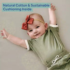 Sealy Cotton Cozy Rest 2-Stage Crib And Toddler Mattress: Hypoallergenic, Waterproof Cover, Firm Feel, 5.5" Thickness