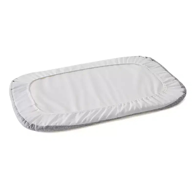 Sealy Airy Dreams 2-in-1 Bassinet & Bedside Sleeper Sheet Accessory: Bed Accessories, White, Polyester Frame
