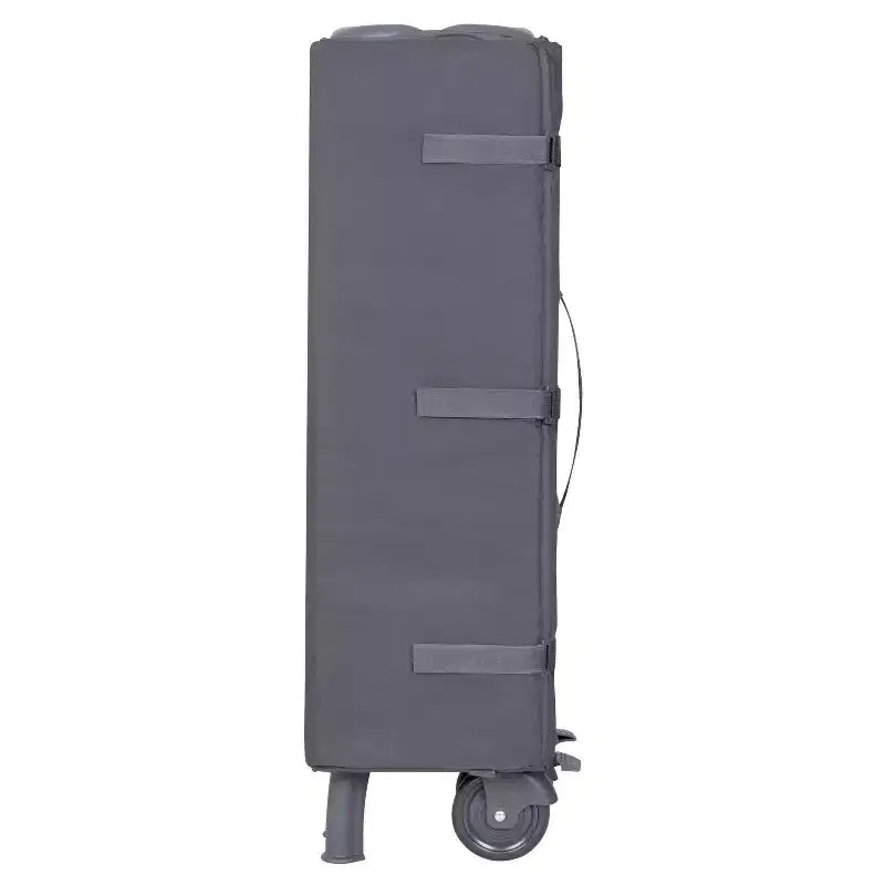 Baby Trend Lil Snooze Deluxe III Nursery Center Playard For Twins - Cozy Gray: Metal Frame, Foam Filling, 30 lbs Capacity