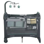 Graco Pack 'n Play Change 'n Carry Playard - Manor: Locking Wheels, Changing Table, Baby Mobile, Carrying Bag