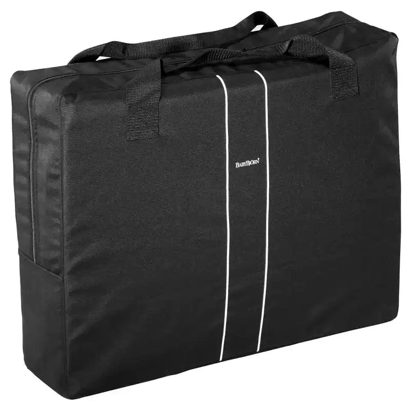 BABYBJÖRN Travel Crib Light - Light Silver: Carrying Bag, Steel Frame, Folds for Easy Transport