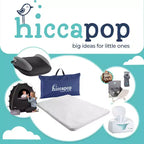 Hiccapop Playard Mattress - White: Medium Firm, High-Density Foam, 1.25-Inch Thickness, Removable Waterproof Cover