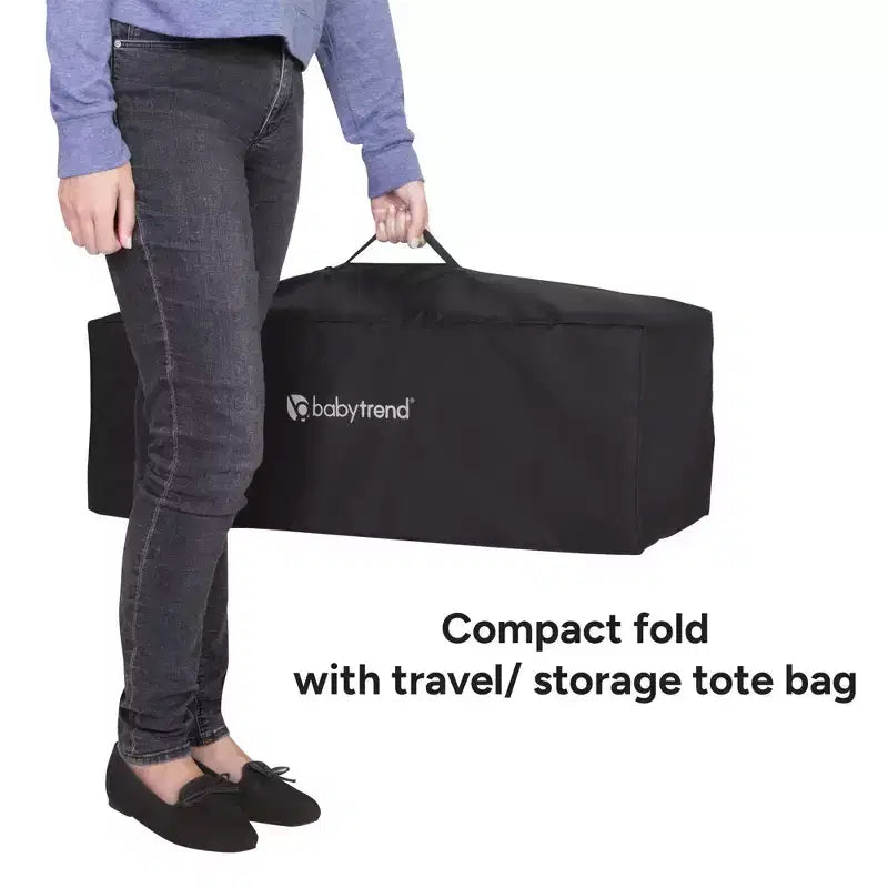 Baby Trend Willow Nursery Center Travel Playard - Cosmic Black