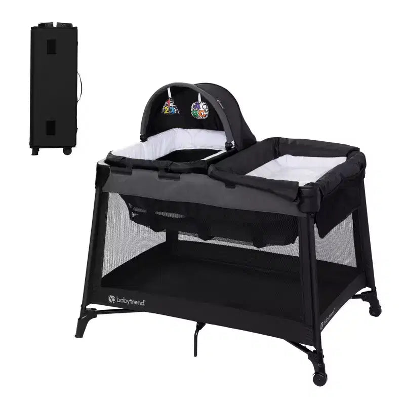 Baby Trend Willow Nursery Center Travel Playard - Cosmic Black