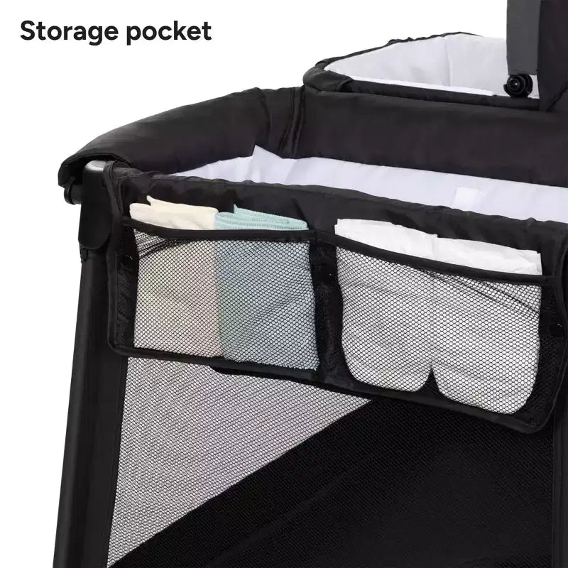 Baby Trend Willow Nursery Center Travel Playard - Cosmic Black
