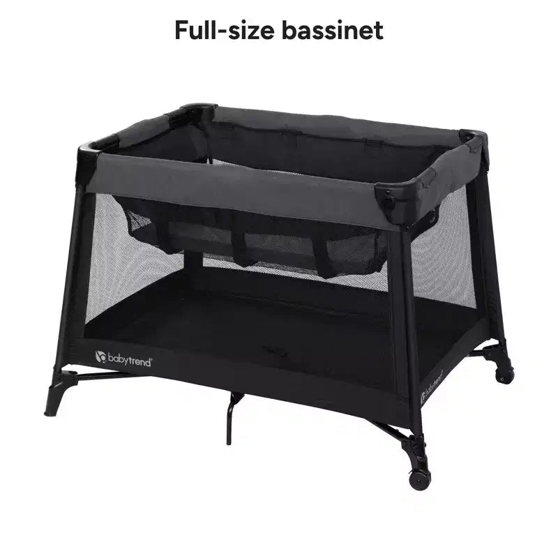 Baby Trend Willow Nursery Center Travel Playard - Cosmic Black