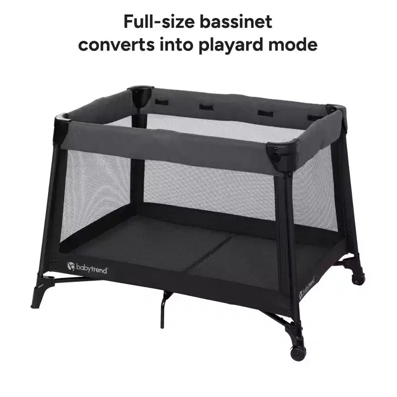 Baby Trend Willow Nursery Center Travel Playard - Cosmic Black