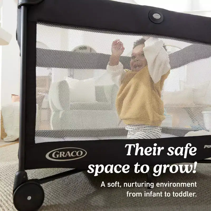 Graco On the Go Zip DLX Travel Playard - Parker Gray