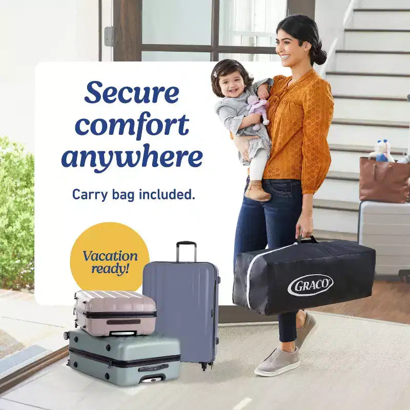 Graco On the Go Zip DLX Travel Playard - Parker Gray