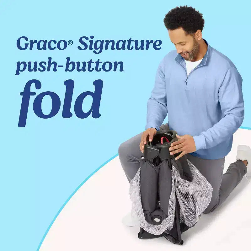 Graco On the Go Zip DLX Travel Playard - Parker Gray