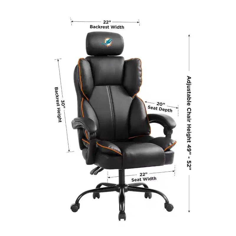 NFL Miami Dolphins Champ Office Chair