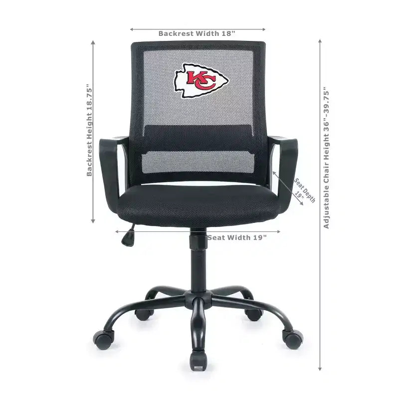 Sedia da ufficio NFL Kansas City Chiefs