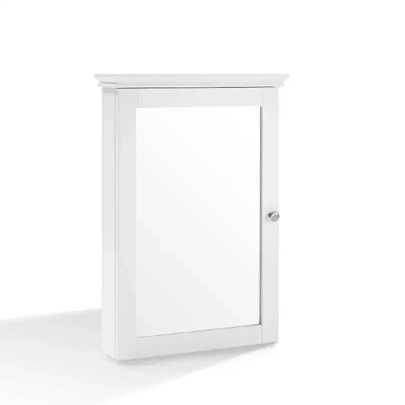 Crosley Lydia Wall Cabinet with Mirror Warm White
