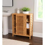 Bracken Two-Door Floor Cabinet Natural - Linon