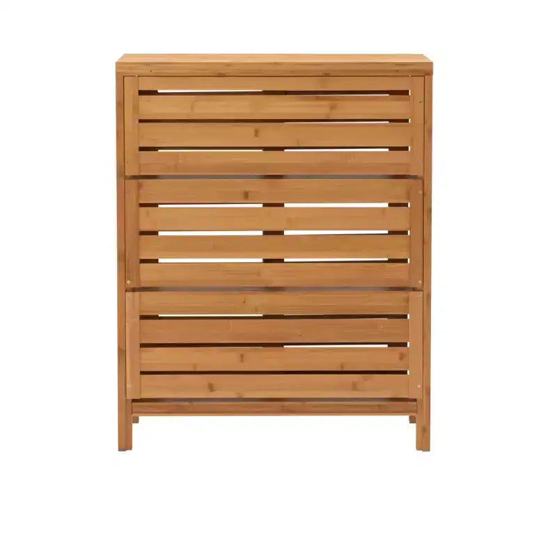 Bracken Two-Door Floor Cabinet Natural - Linon