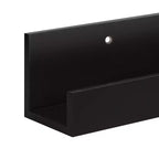 24 x 3.3 Set di 2 mensole decorative da parete nero - Uniek