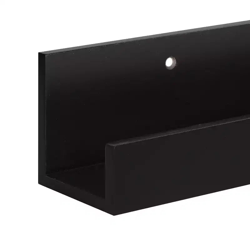 24 x 3.3 Set di 2 mensole decorative da parete nero - Uniek
