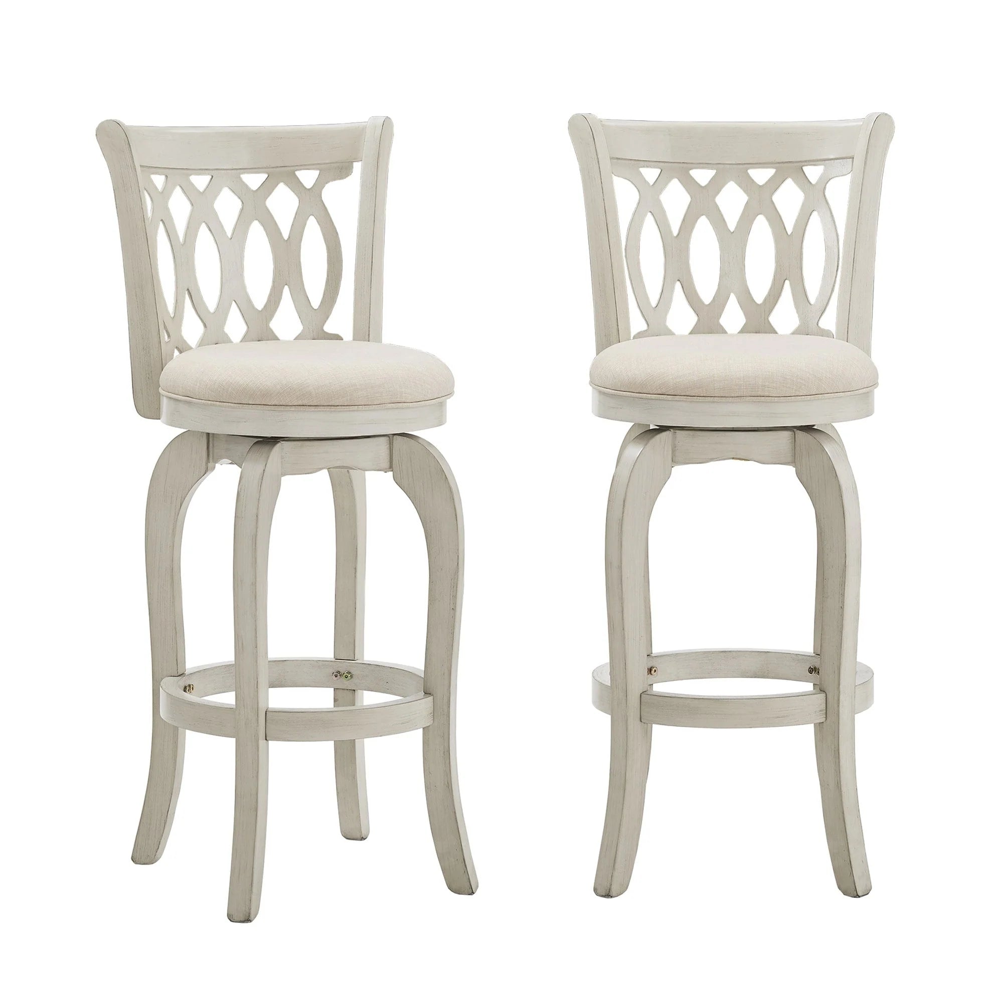 Rovinj Scroll Back Swivel Bar Stool