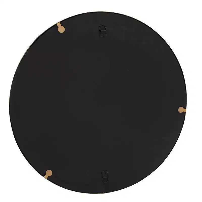 Howard Elliott 22.5" Round Albizzi Iron Framed Antiqued Wall Mirror