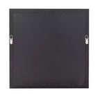 Howard Elliott 20"x20" Square Wall Mirror: Champagne Silver Leaf Trim, Art Deco Style, Wall Mount