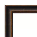 Specchio da parete Villa 42"x30", cornice in bronzo anticato, decorazione moderna - Amanti Art