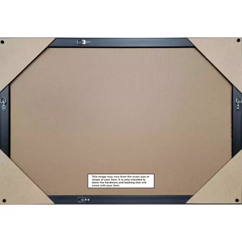 Specchio da parete Villa 42"x30", cornice in bronzo anticato, decorazione moderna - Amanti Art