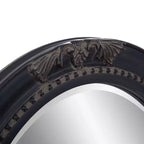 Specchio da parete rettangolare a figura intera Howard Elliott 72,5"x24" con cornice in ferro, argento: Stile moderno, Nessun assemblaggio richiesto, Montaggio a parete