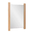 Howard Elliott 22"x16" Natural Wood Side Framed Rectangular Vanity Mirror