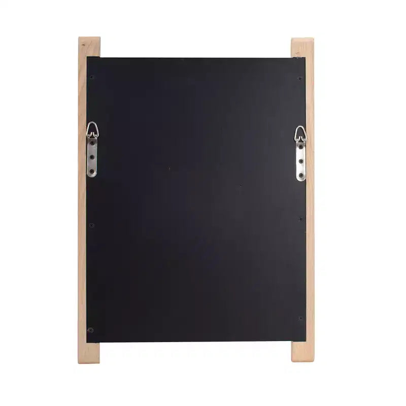 Howard Elliott 22"x16" Natural Wood Side Framed Rectangular Vanity Mirror