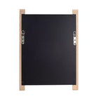 Howard Elliott 22"x16" Natural Wood Side Framed Rectangular Vanity Mirror