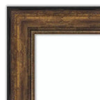 Specchio da parete 44" x 32" in bronzo per sala da ballo senza smussatura - Amanti Art: cornice in polistirolo, arredamento moderno