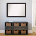 Specchio da Parete Amanti Art 112x84 cm Non Smussato Color Espresso: Arredamento Moderno, Include Kit di Montaggio