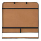 32"x32" Chadwin Square Wall Mirror with Shelf Natural - Kate & Laurel All Things Decor