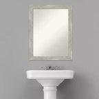 Specchio da Parete Stretto senza Smussature 56 x 71 cm, per Mobile Bagno - Amanti Art