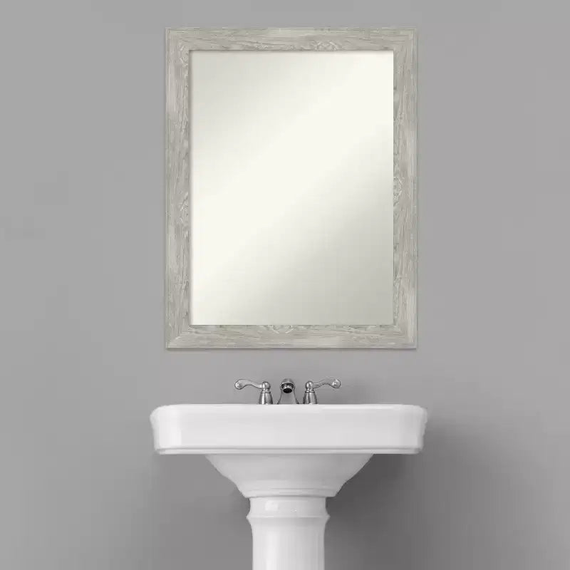 Specchio da Parete Stretto senza Smussature 56 x 71 cm, per Mobile Bagno - Amanti Art