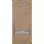 27" x 63" Eva Ambre Framed Full Length Floor/Leaner Mirror Gold - Amanti Art: Modern Polystyrene Rectangle Design
