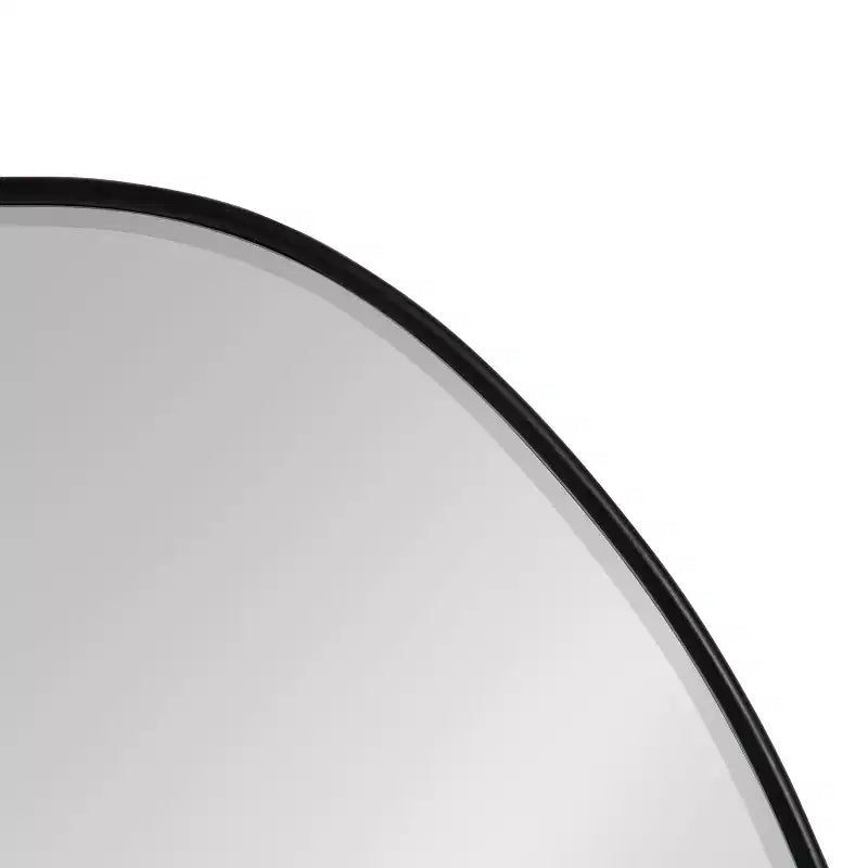 Specchio decorativo da parete Ponder nero 22"x30" - Kate & Laurel All Things Decor: Asimmetrico, bordo smussato, montaggio a parete