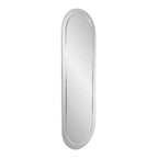 Specchio da parete rettangolare Howard Elliott 45,5"x30,75" con cornice in legno grigio fumé a specchio: design moderno, nessun assemblaggio richiesto