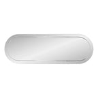 Specchio da parete rettangolare Howard Elliott 45,5"x30,75" con cornice in legno grigio fumé a specchio: design moderno, nessun assemblaggio richiesto