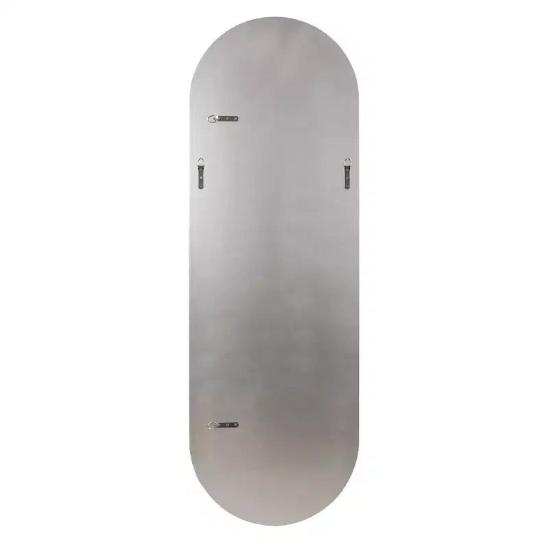 Specchio da parete rettangolare Howard Elliott 45,5"x30,75" con cornice in legno grigio fumé a specchio: design moderno, nessun assemblaggio richiesto